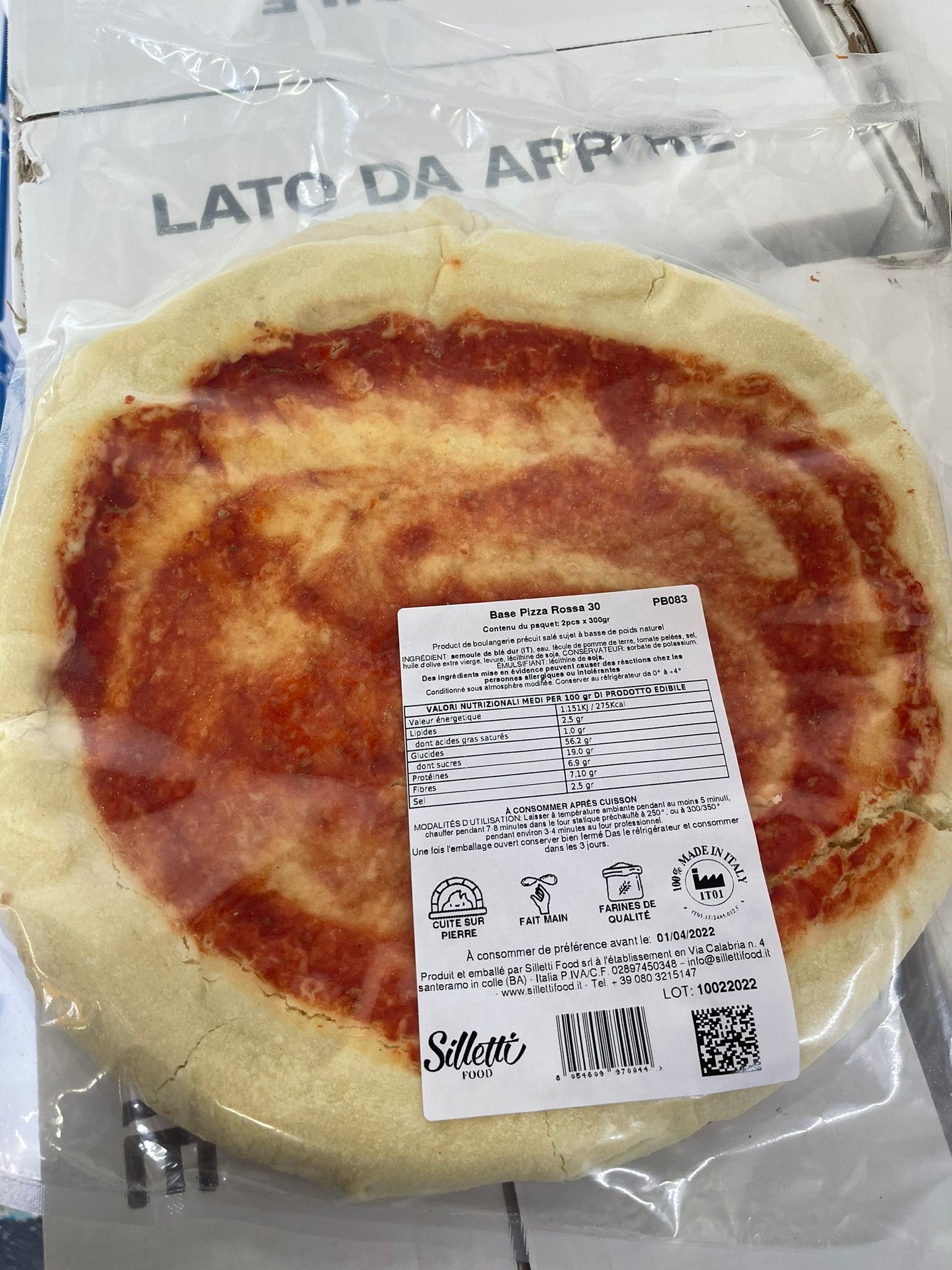 BASE PIZZA ROSSA 